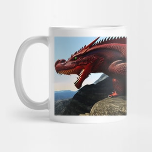 Dragon - AI-Generated Mug